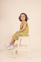 Yellow Elephant Print Coord Set
