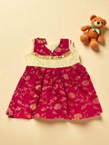 Festive Banarasi Brocade Dress for Baby Girls
